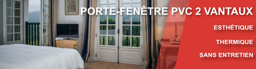 Porte Fenetre PVC 2 vantaux