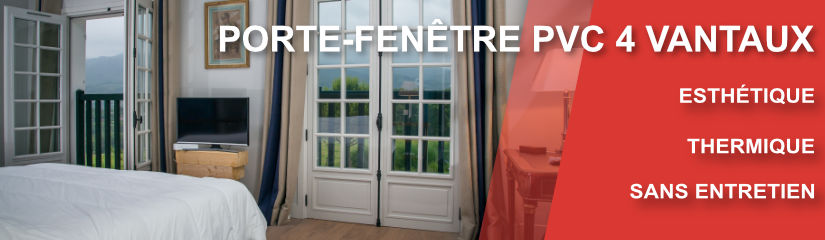 Porte Fenetre PVC 4 vantaux