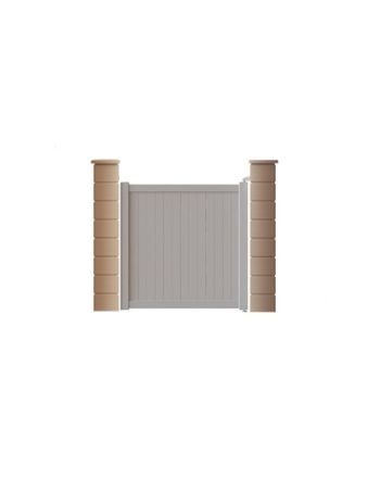 Portillon PVC battant modèle PRE CATELAN 1