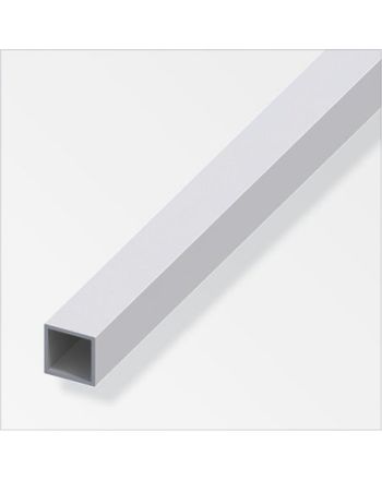 Tube ALU Blanc 40 x 40 mm (longueur 1m)