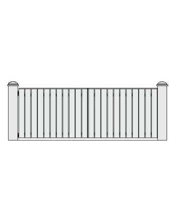 Portail PVC Coulissant modèle VENISE