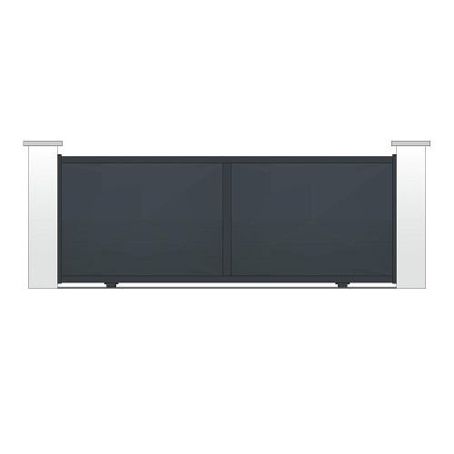 Portail ALU coulissant modèle LUGO