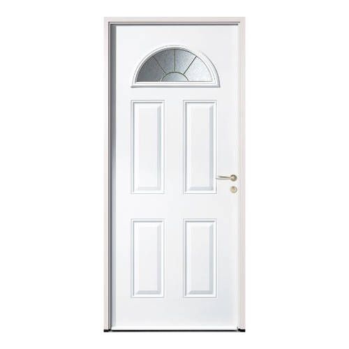 Porte d'entrée ACIER modèle AEGIS dimensions standard L 100 cm x H 215 cm avec pose