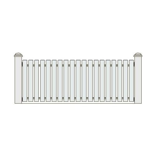 Portail PVC Coulissant modèle ROME