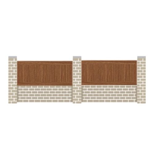 Clôture Bois panneau lames verticales (VIETTE)