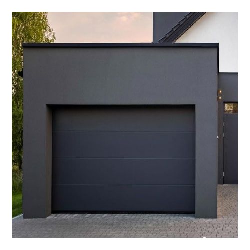 Porte de garage sectionnelle en acier isolé sur Mesure avec pose