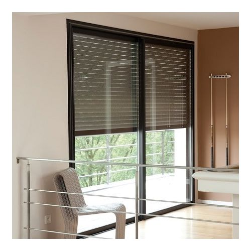 Baie coulissante ALU 2 vantaux 2 rails