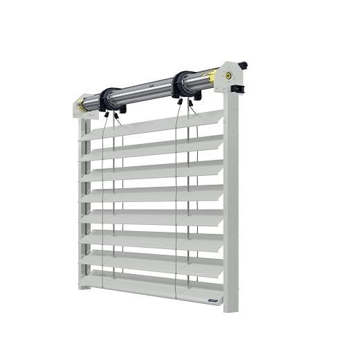 Brise Soleil Orientable - BSO Lames PX70Z Motorisation filaire avec interrupteur avec pose