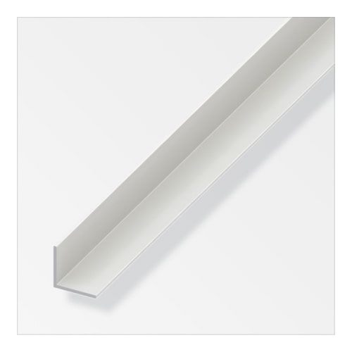 Cornière PVC Blanc 100 x 100 mm à pan coupé (longueur 1m)