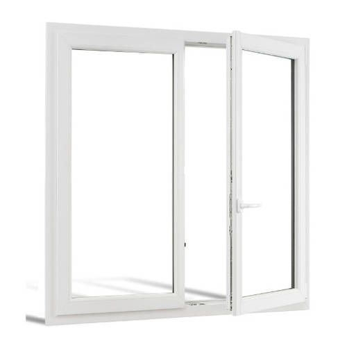 Fenêtre PVC 1 vantail ouverture à la française avec un latéral fixe