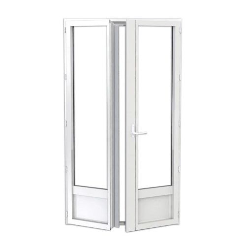 Vliegengaas dubbele deur luxe ALU - wit - L 2400 x H 2300 mm