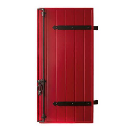 Volet battant ALU Lames Verticales 27 mm 2 vantaux