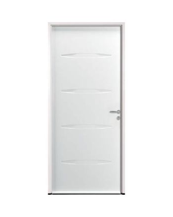 Porte d'entrée ACIER modèle ZENITH dimensions standard L 80 cm x H 215 cm