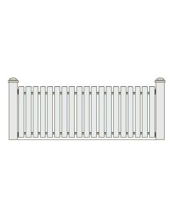 Portail PVC Coulissant modèle ROME