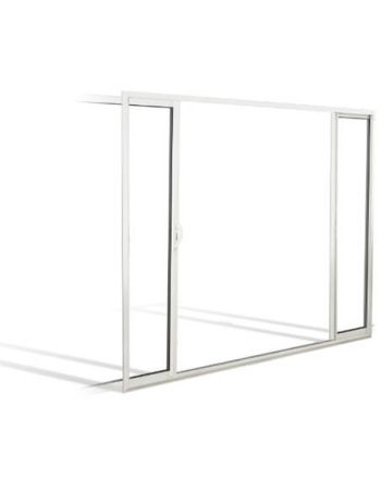 Fenêtre coulissante à galandage ALU 1 vantail