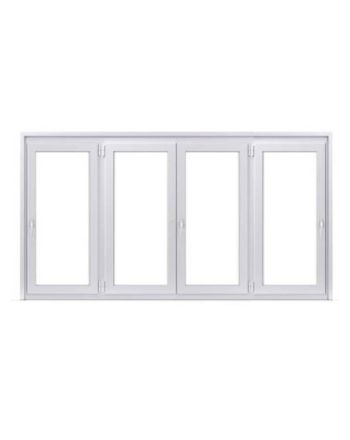 Fenêtre PVC 2 vantaux ouverture à la française avec 1 vantail ouverture à la française de chaque coté