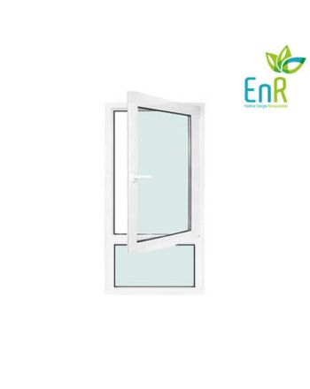 Fenêtre PVC EnR 1 vantail ouverture à la française avec allège fixe