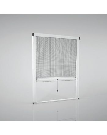 Moustiquaire enroulable marron pour fenêtre 60 x 150 cm 112258
