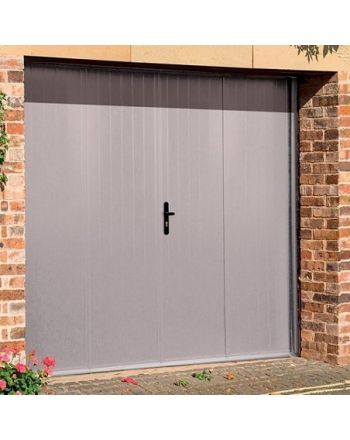 Porte de garage ALU 27 mm à 4 vantaux