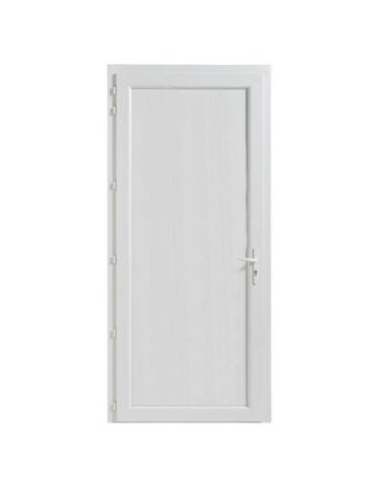 Porte de service PVC 1 vantail ouverture à la française