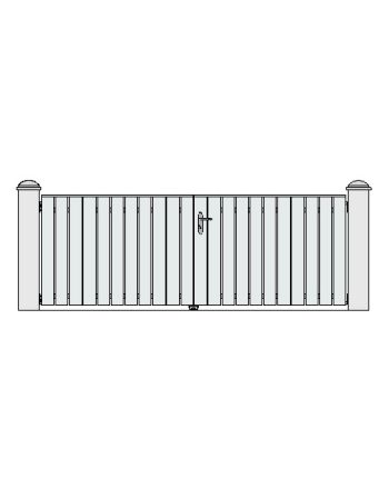 Portail PVC Battant modèle VENISE