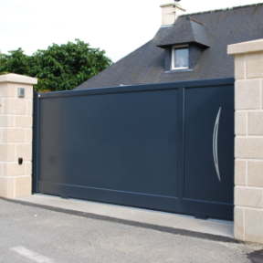 Gamme Portails Aluminium coulissant plein