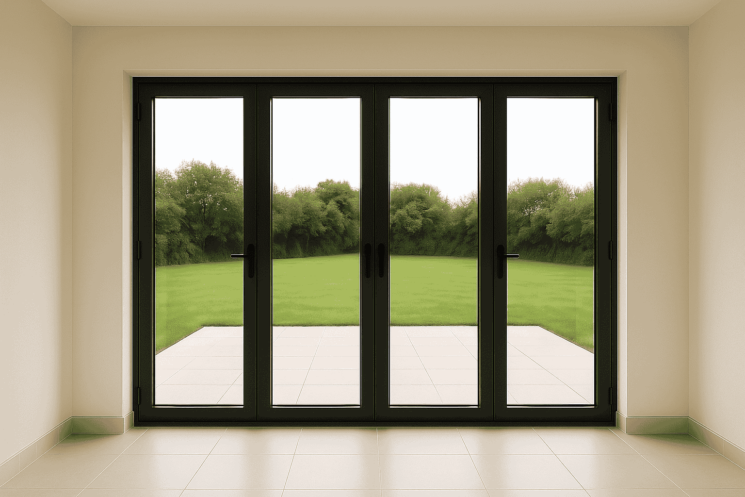 porte fenetre 4 vantaux aluminium et bois le roi de la fenetre