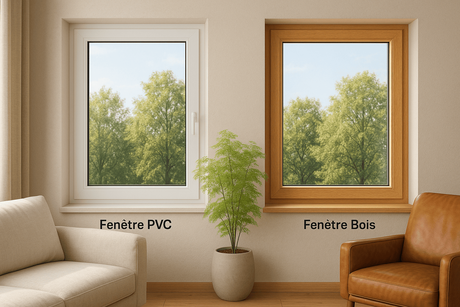 fenetre bois ou pvc