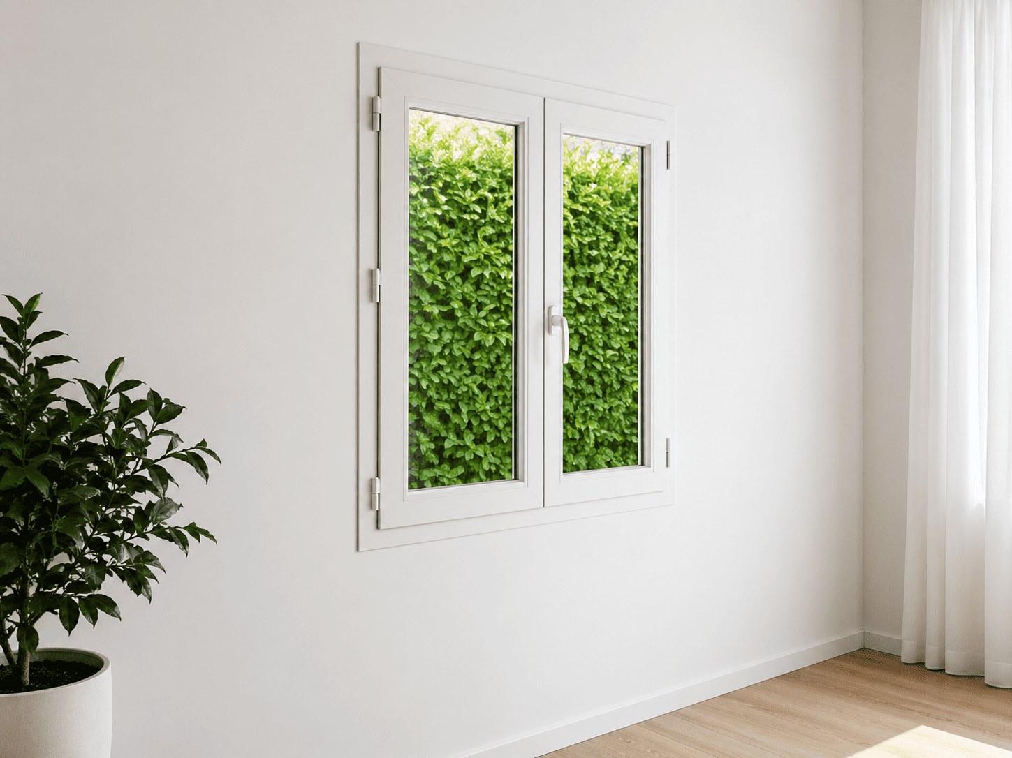 fenetre pvc blanche