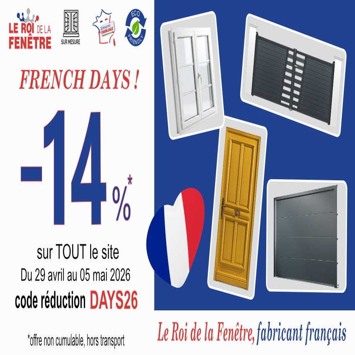 French Days Le Roi de la Fenêtre