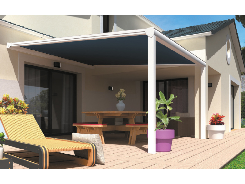 pergola en alu, pergola adossée, pergola sur mesure