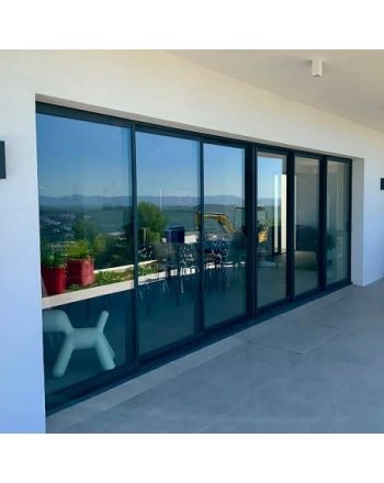 baie vitr&eacute;e aluminium coulissante le roi de la fenetre