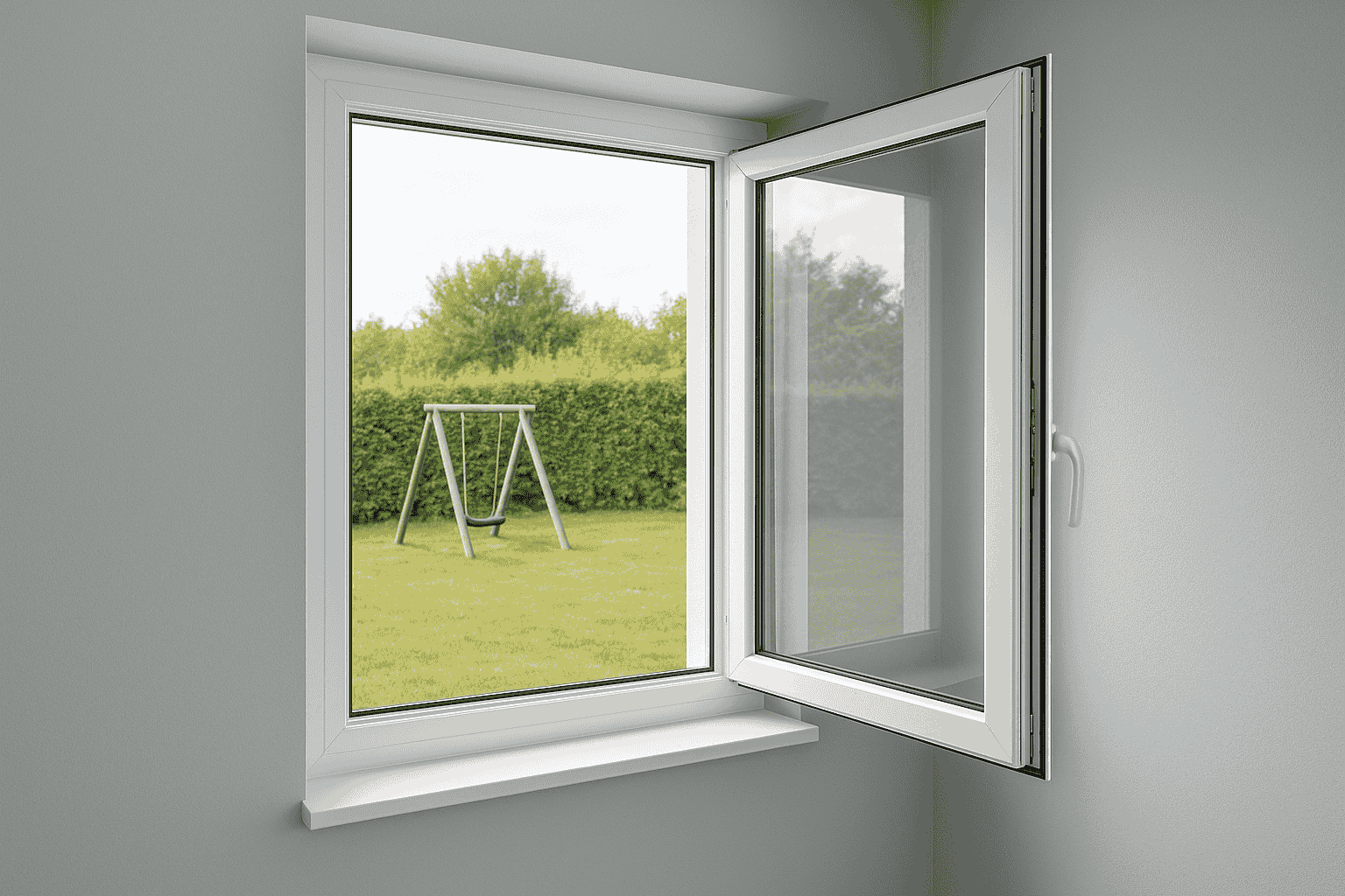 fenetre aluminium 1 vantail blanc le roi de la fenetre