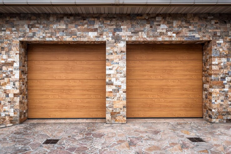 porte de garage bois