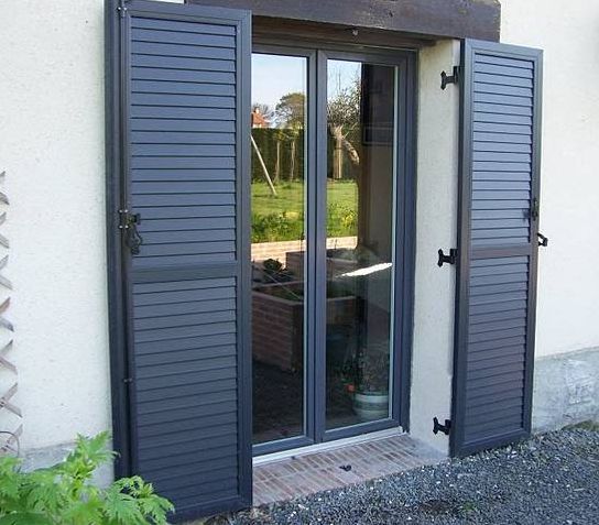 porte fenetre en pvc anthracite sur mesure le roi de la fenetre