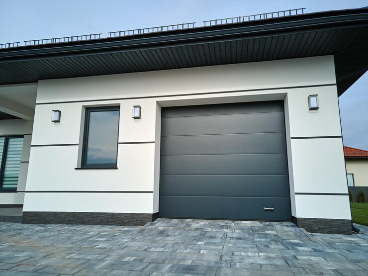 porte de garage coulissante alu​