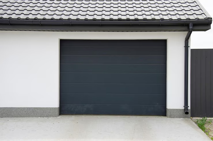 porte de garage en alu