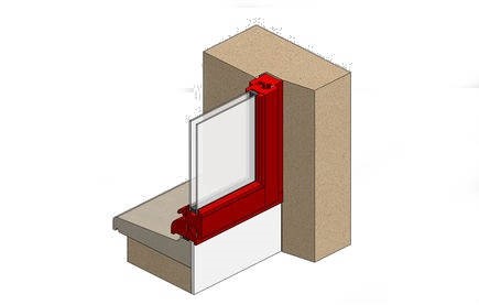 schema de pose en feuillure