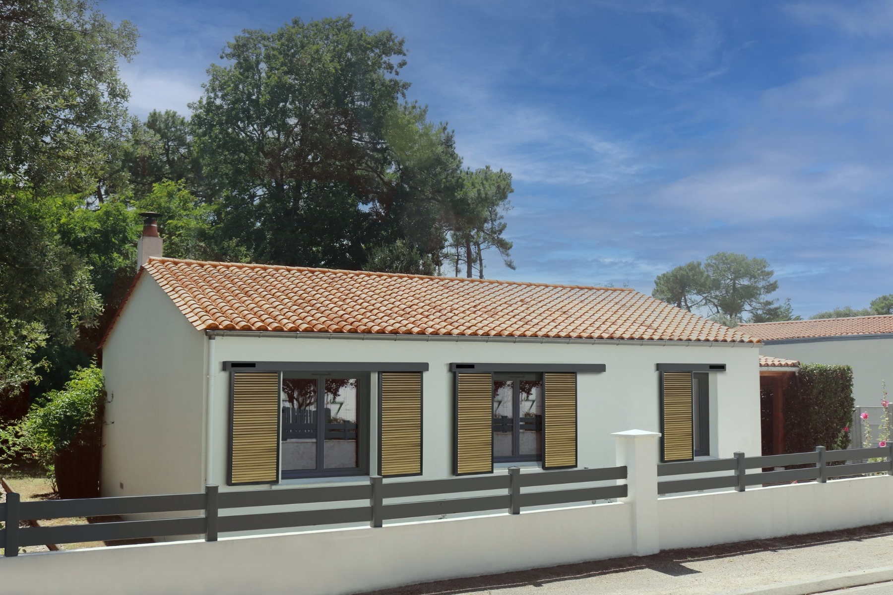 volet coulissant aluminium imitation bois le roi de la fenetre